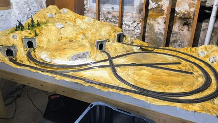 Train Table model layout HO 4 ft x 8 ft