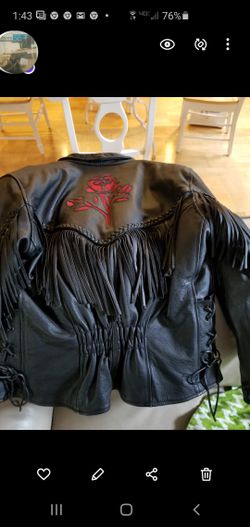 Ladies ( Large ) leather jacket