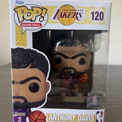 VAULTED Anthony Davis Funko Pop #120 Lakers Basketball #3 Sports Los Angeles NBA
