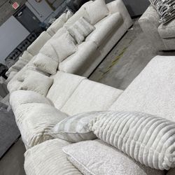 Brand New, Modern, Plush,  Sectional