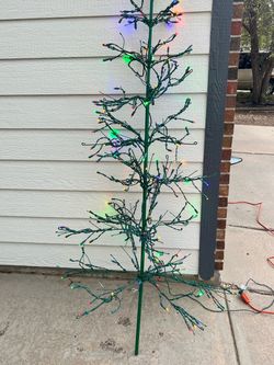 8 LED twig Christmas trees