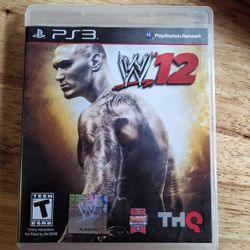 Playstation 3 Game- WWE 12