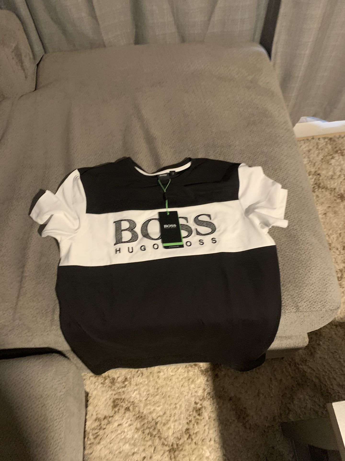‘s boss shirt and Burberry shirt yes offer trades