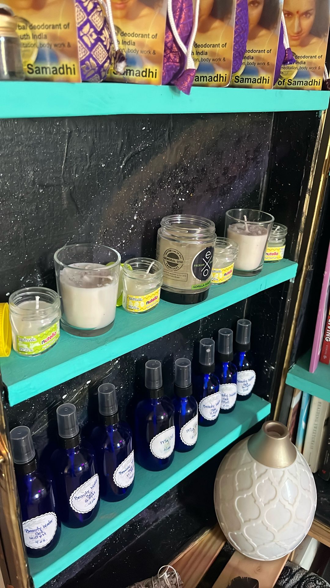 Cute homemade candles