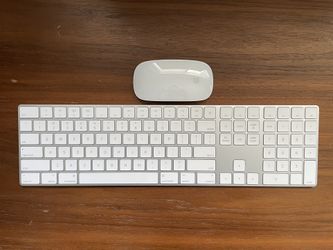  Apple Magic Mouse 2 + Apple Magic Keyboard with Numeric Keypad