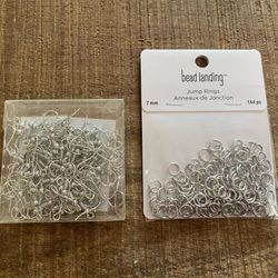 Set Of Earring Hooks And 7mm Jump Rings