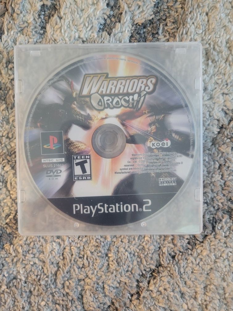 Ps2 Warriors Orochi