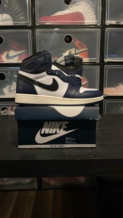 AIR JORDAN 1 RETRO HIGH MIDNIGHT NAVY SIZE 5 GS