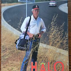 1986 California Angels Official Scorebook Magazine includes 3 Autographs