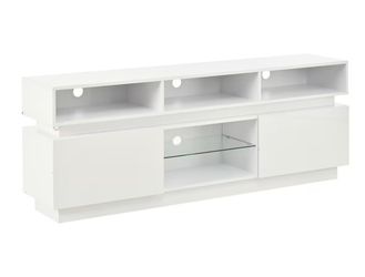 Black Modern TV Stand / Entertainment Center for Sale