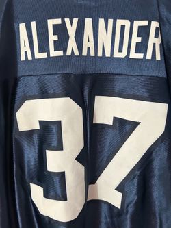 Vintage Mens NFL Apparel Seattle Seahawks Shawn Alexander XL Blue Jersey EUC