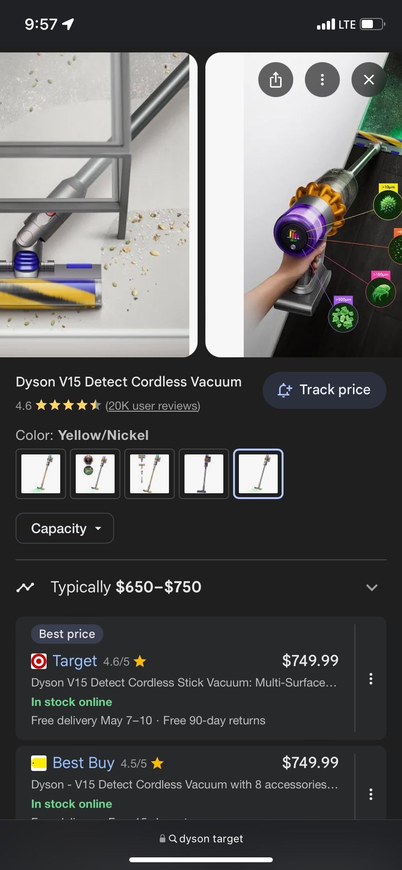 Dyson V15 Detect Cordless Vacuum