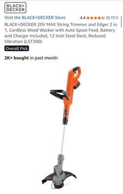 Black and decker weed whacker