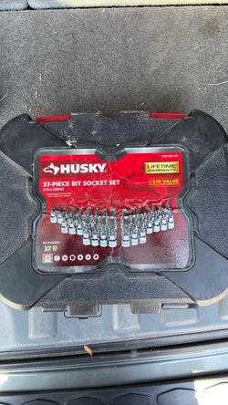 Husky 37-piece 3/8 In Drive Bit Socket Set