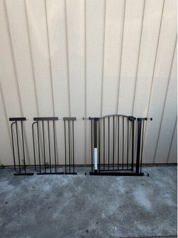 Baby Gate With Door and extension