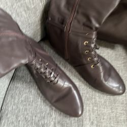 Very Nice Long Boots Size 8 And Half 