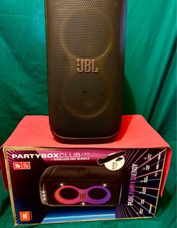 JBL Partybox Club Live 120 Portable Bluetooth Speaker w/ Led Lights, 160 Watts, No Microphone