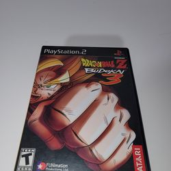 Dragon Ball Z Budkon 3 Playstation 2/ Ps2 Game