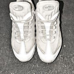 White Nike Air Max 95s