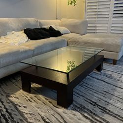 Awesome glass coffee table