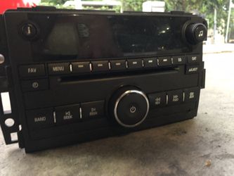 Silverado Chevy radio gm