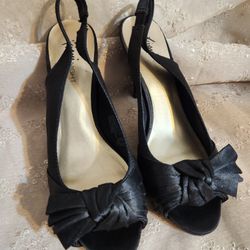 Satin Open Toe Sling Back Sandals 