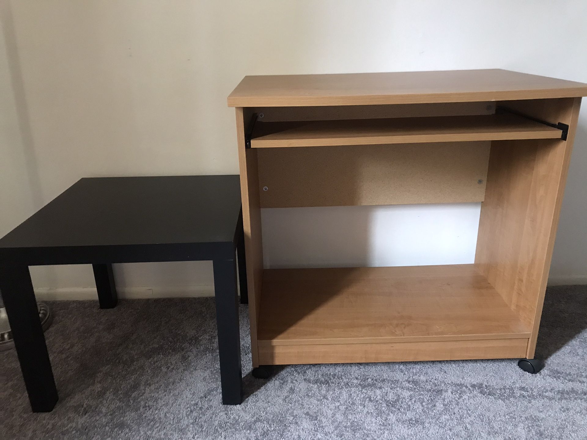 Free desk and end table!