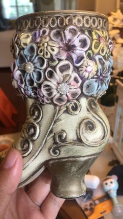 Antique cute boot 🏺 vase