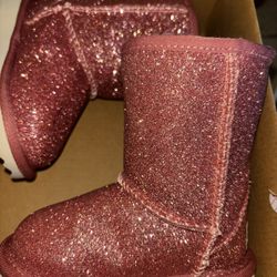 Classic Glitter Ugg Pink Size 6 Toddler Girls
