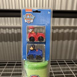 NEW Paw Patrol - Floor Playmat & 2 Toy Cars, 47” x 61", 2 Character Vehicles, Durable EVA Foam Mat, Portable
