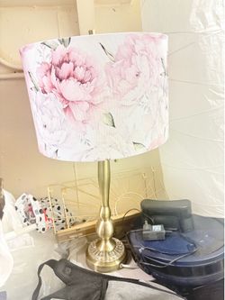 Beautiful flower or white lamp