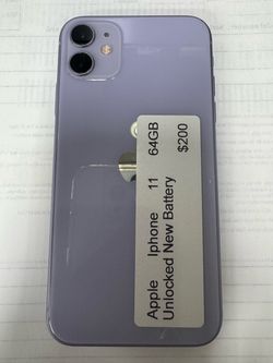iPhone 11 64 gb unlocked new battery