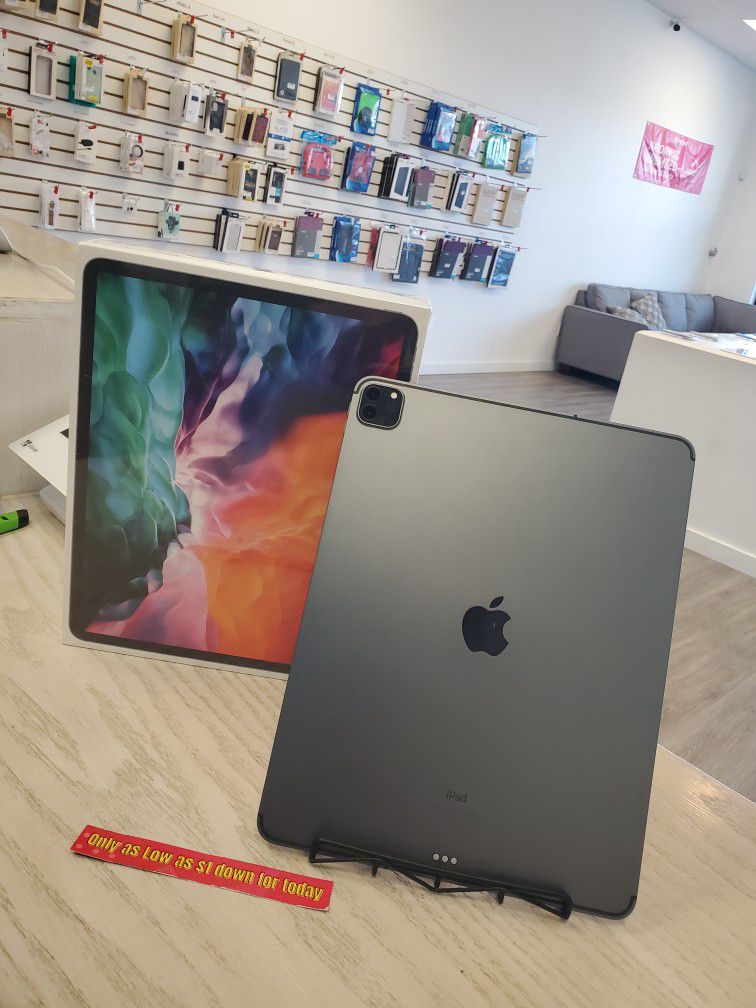 Apple iPad Pro 12.9in 4th Gen - $1 Down Today Only