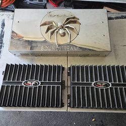 OLD SCHOOL RARE  AMPLIFIERS SOUNDSTREAM And ROCKFORD FOSGATE 