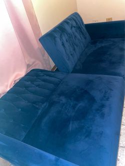 Convertible sofa bed velvet
