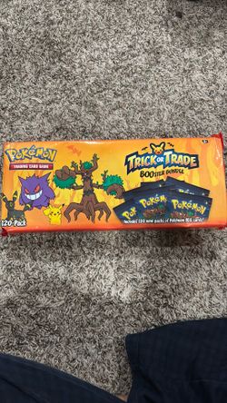 Pokemon Trick or Trade BOOster bundle (120 pack)