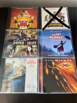 5 CD Soundtrack Lot - XXX, Romeo & Juliet, Beverly Hills Ninja, Marry Poppins Musical, Land B4 Time