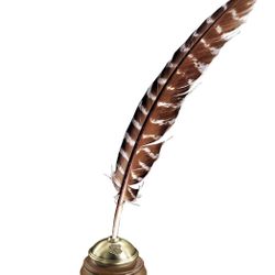 Harry Potter quill pen & stand New sealed ballpoint quill pen & stand from Harry Potter world universal Florida purple & black Bought for 27 selling f