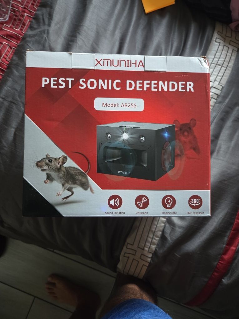 High Power Ultrasonic Mouse Repellent, Plug-in and Bionic Cat-Call Rodent Detterent, Pest Repellent for Buildings, Garages, Attics, Warehouse, Restaur