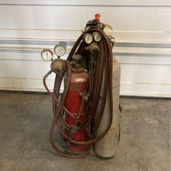 Victor Cutting Torch And Tanks 