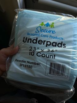 Secure Personal/ Pet Care Under Pads (Pee Pads)