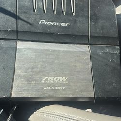 Pioneer 760W GM5300T Amplifier 