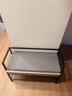 Shoe/rack With Storage Container