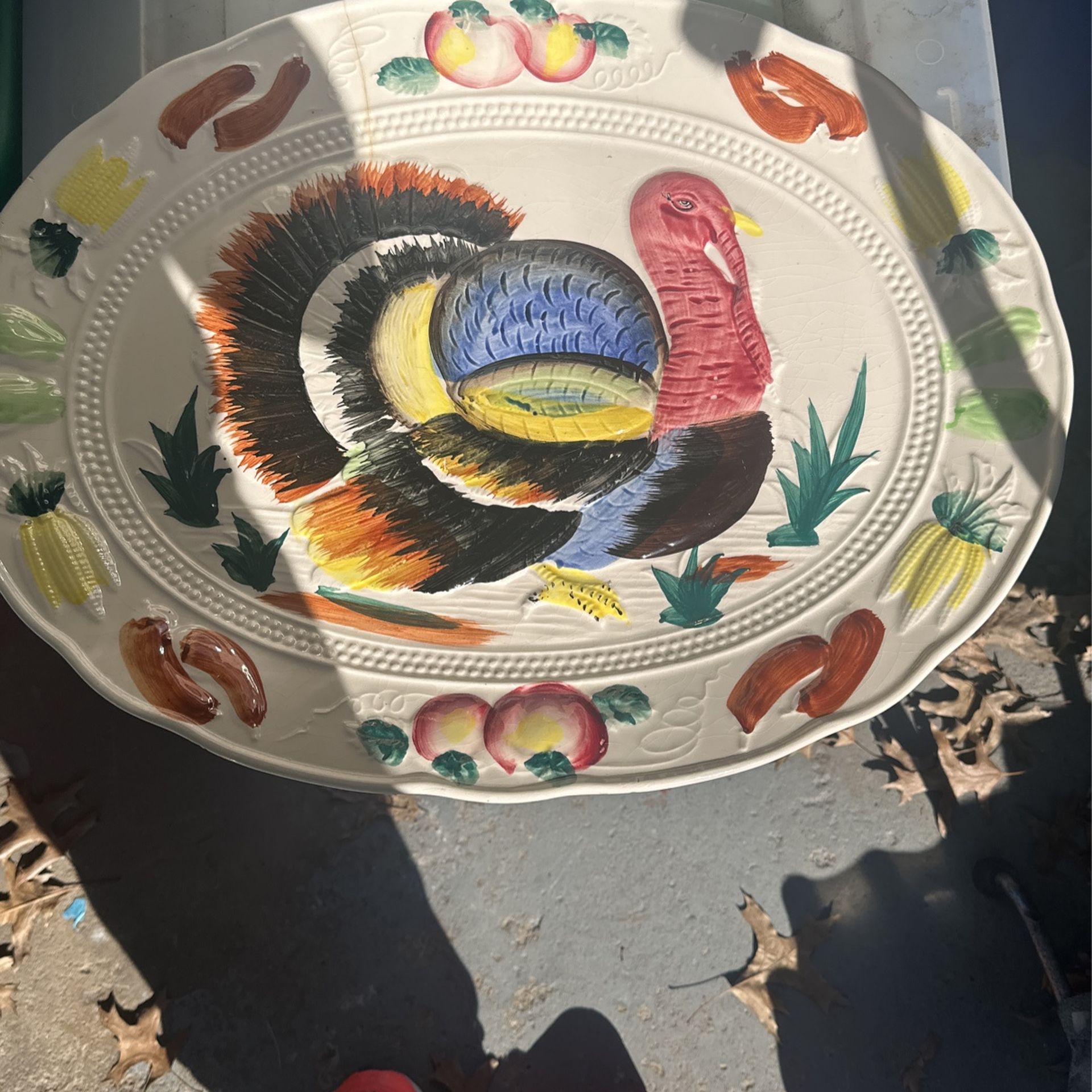 Vintage Turkey Plater