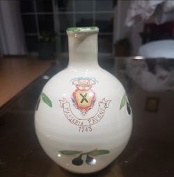 Vintage Olive Oil Jug - Made in Italy