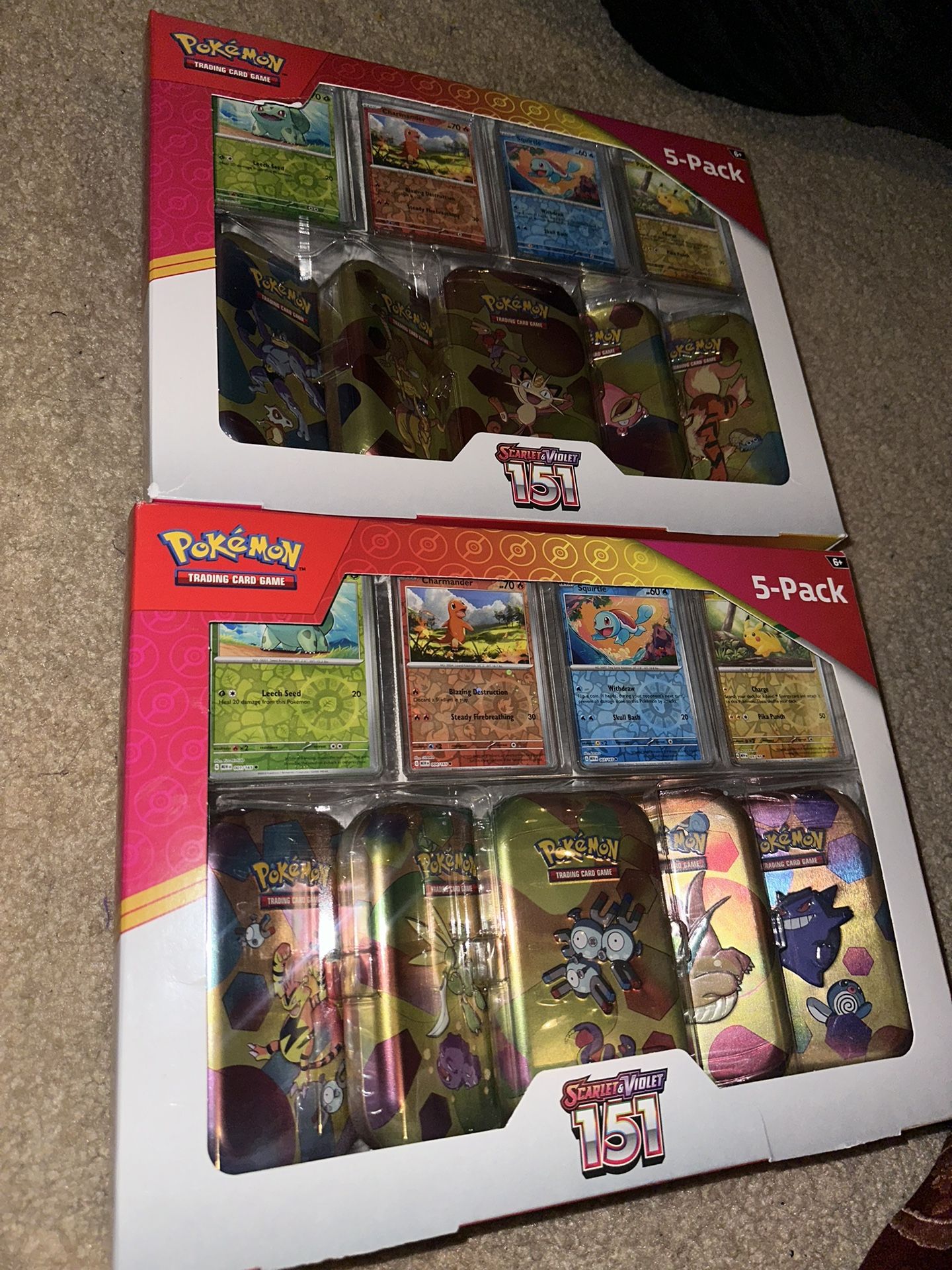 SEALED Pokemon 151 Magneton & Meowth Mini Tin Pack