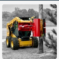 Skid Steer Pole Setter