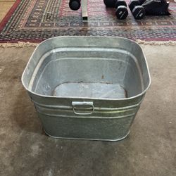 Galvanized bin 