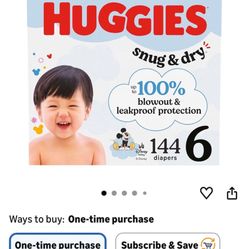 Huggies diapers 