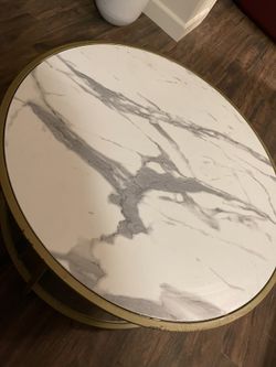 Faux Marble Table 
